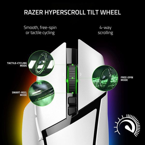 Razer Мышь Basilisk V3 Pro WL White Edition