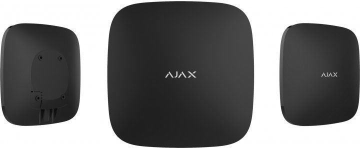 Ajax Интеллектуальная охранная централь Hub 2 Plus, gsm, ethernet, wi-fi, jeweller, беспроводная, черный