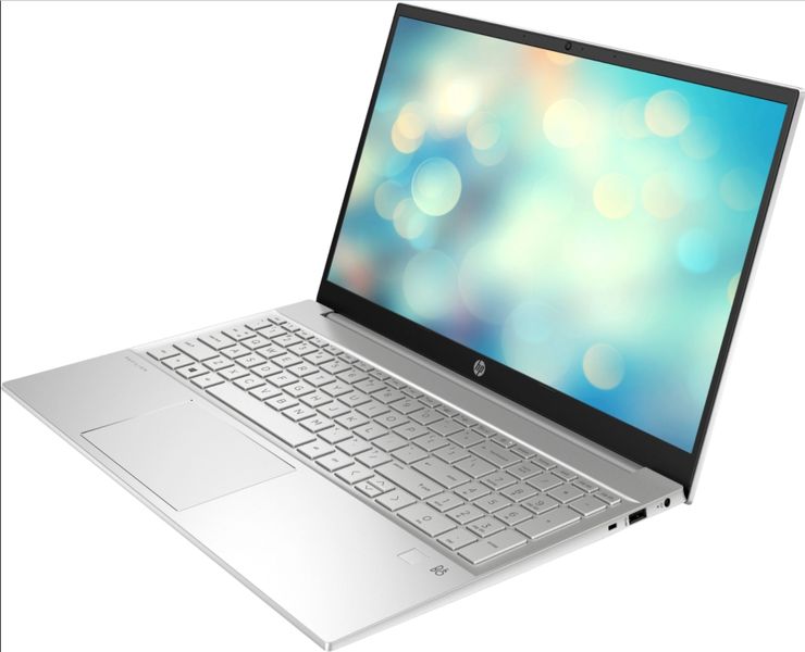 HP Ноутбук Pavilion 15-eh1023ua 15.6" FHD IPS AG, AMD R5-5500U, 8GB, F256GB, UMA, DOS, серебристый 422K3EA фото