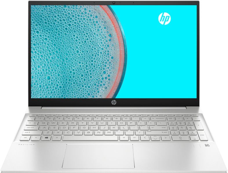 HP Ноутбук Pavilion 15-eh1023ua 15.6" FHD IPS AG, AMD R5-5500U, 8GB, F256GB, UMA, DOS, сріблястий 422K3EA фото