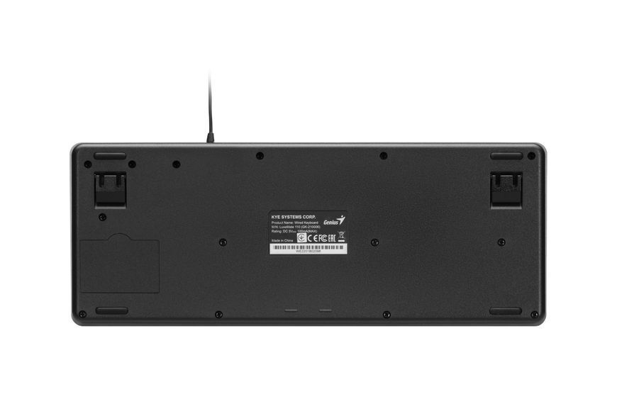Genius Клавіатура мембранна LuxeMate-110, 92key, USB-A, EN/UKR/RU, чорний