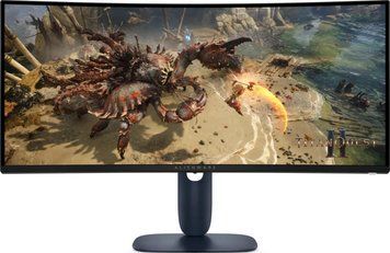 Монітор DELL 34" AW3425DWM 2xHDMI, DP, USB, VA, 3440x1440, 21:9, 180Hz, 1ms, DCI-P3 95%, CURVED, Adaptive-Sync, HDR 400 210-BQWL фото