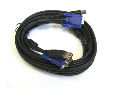 D-Link Комплект кабелей DKVM-CU для KVM-переключателей, 1.8m