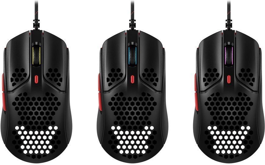 HyperX Миша Pulsefire Haste USB, Black/Red