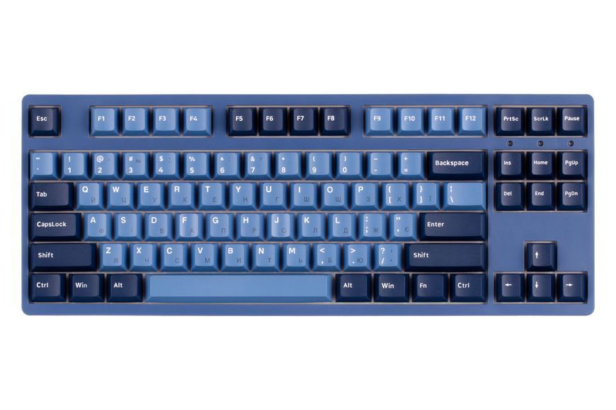 Akko Клавіатура механічна 3087 DS Ocean Star 87Key, CS Blue V2, USB-A, EN/UKR, No LED, Блакитний