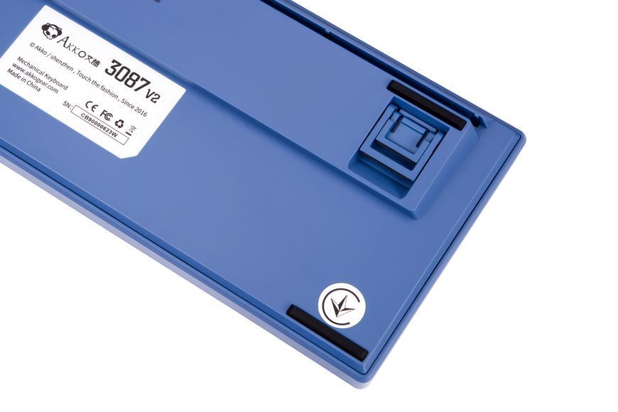 Akko Клавіатура механічна 3087 DS Ocean Star 87Key, CS Blue V2, USB-A, EN/UKR, No LED, Блакитний