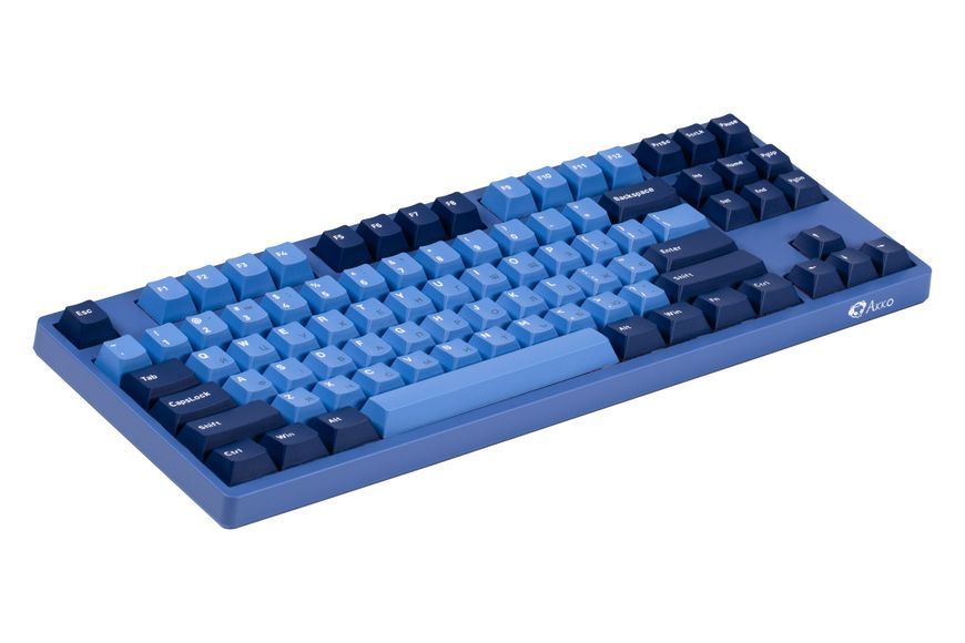 Akko Клавіатура механічна 3087 DS Ocean Star 87Key, CS Blue V2, USB-A, EN/UKR, No LED, Блакитний