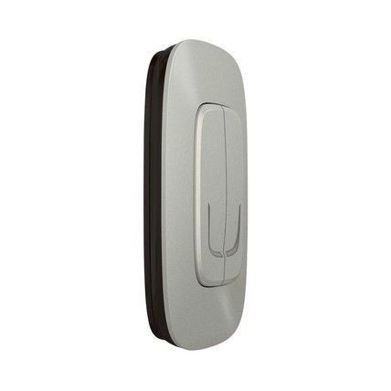 Legrand Умный беспроводной выключатель 2-клавишный (Valena Life with NETATMO.)[Алюминий]