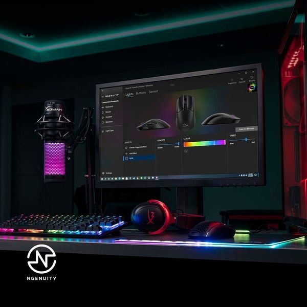 HyperX Мишь Pulsefire Haste 2 WL, Black