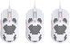 HyperX Миша Pulsefire Haste USB, White/Pink