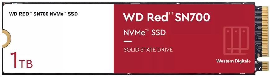 WD Твердотельный накопитель SSD M.2 NVMe PCIe 3.0 4x 1TB SN700 Red 2280