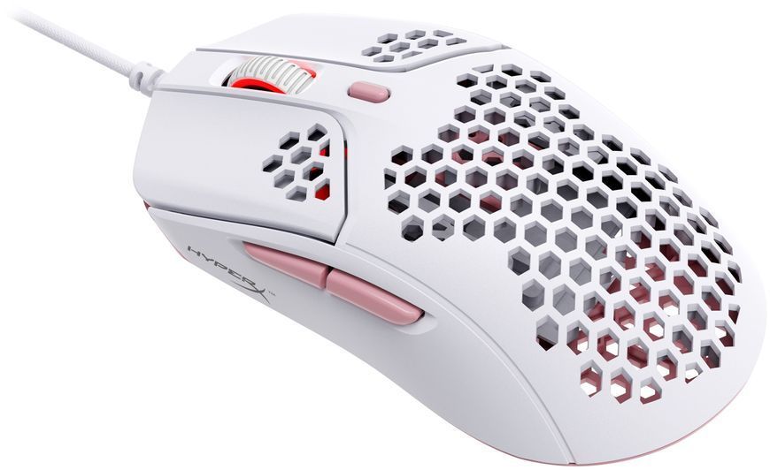 HyperX Миша Pulsefire Haste USB, White/Pink