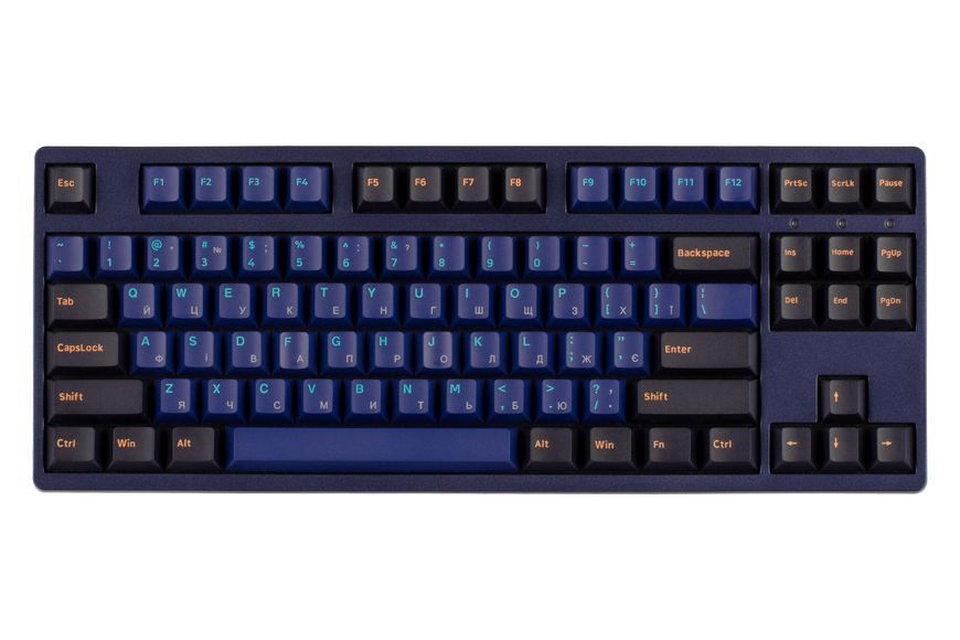 Akko Клавіатура механічна 3087 DS Horizon 87Key, CS Orange V2, USB-A, EN/UKR, No LED, Blue