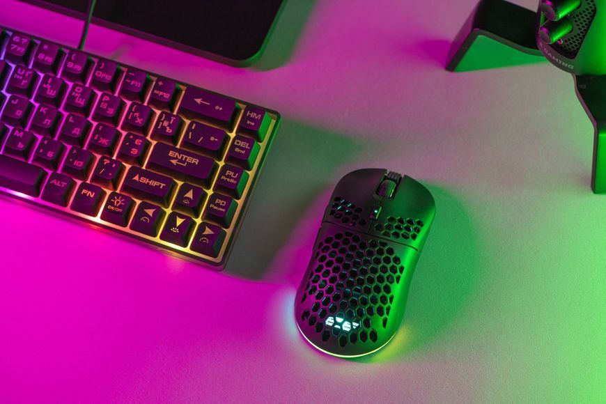 2E Gaming Мышь HyperDrive Pro WL, RGB Black