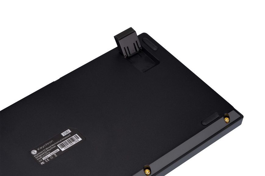 Keychron Клавиатура V1 84 Key QMK Gateron G PRO Red Hot-Swap RGB Knob Carbon Black