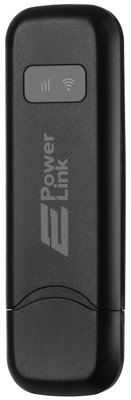 2E Мобільний 4G Wi-Fi маршрутизатор PowerLink (MiFi 1) USB/LTE/1x2FF SIM/WiFi 2.4GHz Black